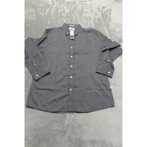 Julian & Mark Men's Size L Navy Blue Soft Textured Slub Shirt NWT